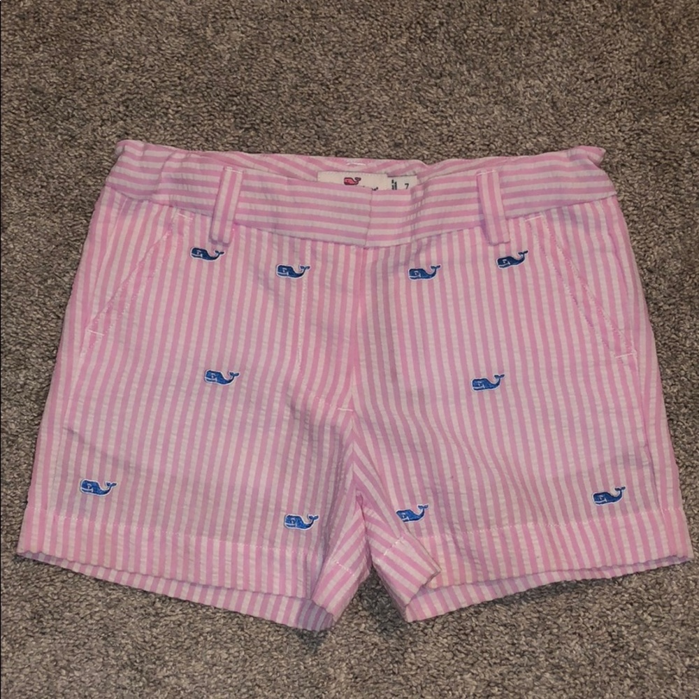 Vineyard vines girls seersucker shorts